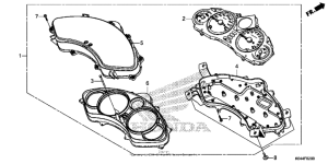 NSS300 (ABS) Combination meter