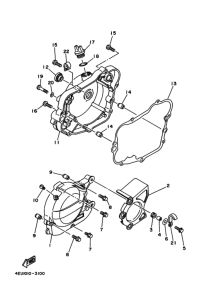 TZR50 ｸﾗﾝｸｹｰｽｶﾊﾞｰ 1
