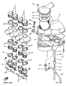 XJ600S (37KW) Впускная система
