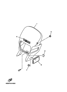 XT225 XT225L Cowling comp