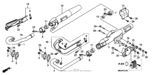 VTX1300T Глушитель