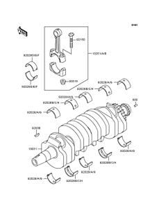 ZR250 Коленвал