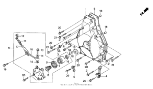 GL1500SE Кожух сцепления