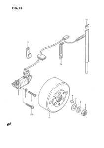 JR50 Зажигание