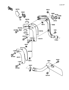 EL250 Глушитель