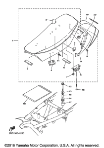 SR400 Сиденье