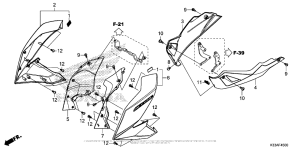 CB300F Shroud + Under Cowl