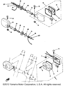 XS1100H Поворотники