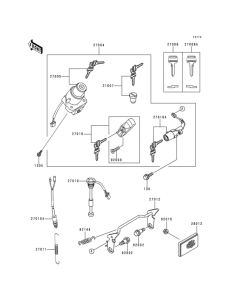 KMX125 Замок зажигания