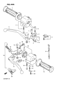 GSF400 Рулевой переключатель