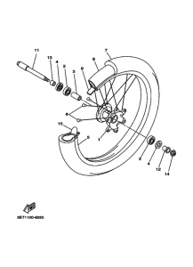 YZ125 Transom + tube