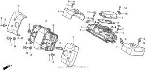 VF750C Крышка головки цилиндров
