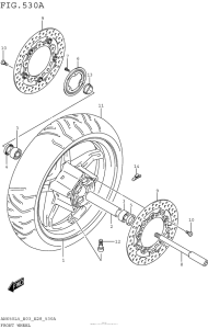 AN650 Переднее колесо