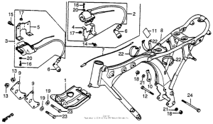 XR80 Frame + ignition coil