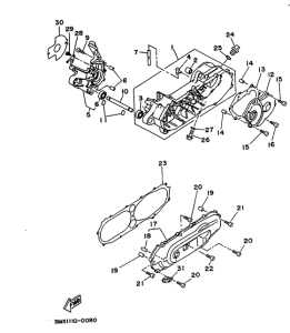 CW50 Картер двигателя