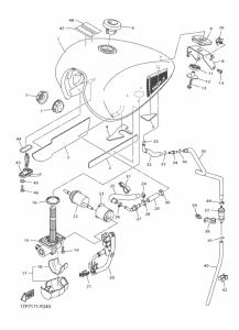 XVS950C Топливный бак