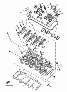 YZF-R1 Головка цилиндров