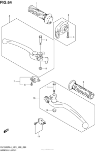 DL1000 (ABS) Рулевые переключатели
