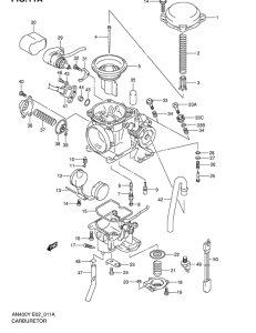 AN400 Carburetor assy