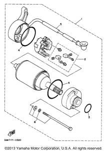 TW200J Стартер