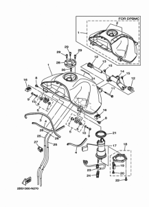 XT1200Z Топливная магистраль