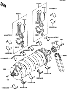 ZG1000 Коленвал