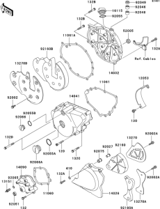 EN500 Крышки двигателя