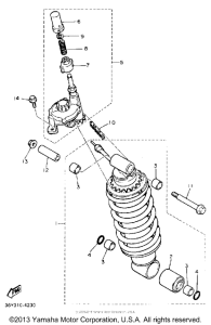  Амортизаторы задние