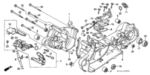 SA50 Crankcase / oil pump