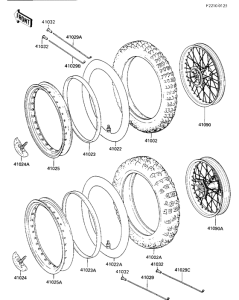 KX500 Колеса,покрышки