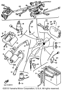 XV750B Электрика