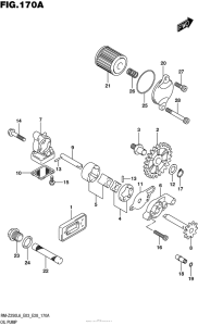 RM-Z250 Масляный насос