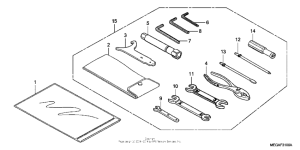 VT750CA Инструмент