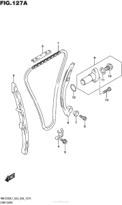 RM-Z250 Цепь ГРМ