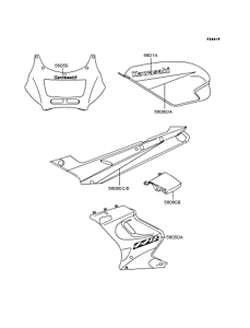 EX250 Наклейки