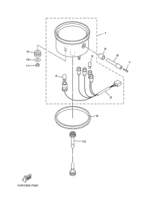 XVS650A Приборы