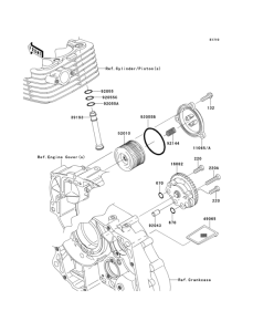 KLX125 Масляный насос