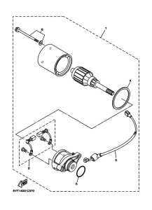 TTR110E Стартерный мотор