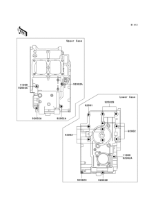 EX250 Болты крепления картера