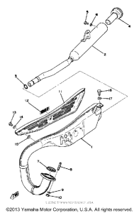 MX100F Выхлопная система