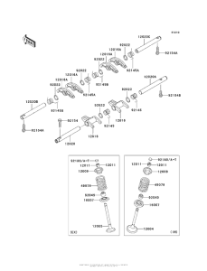 EJ800 Клапана