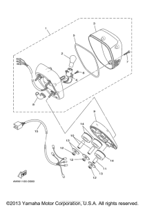XV1600ARC Фонарь