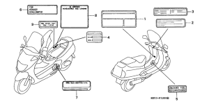 FES150 Лейбл предостережения