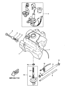YQ50 Топливный бак