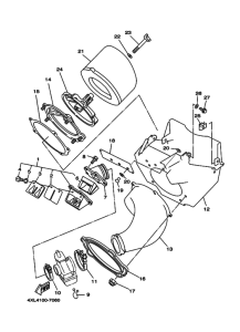 WR250Z Впускная система