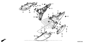 CTX700N DCT Боковые обтекатели