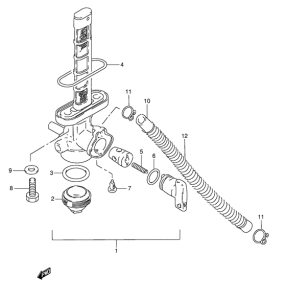 TS50 Топливный кран
