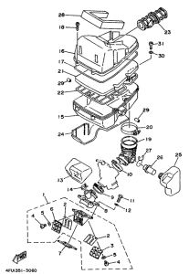 TDR125 Впускная система