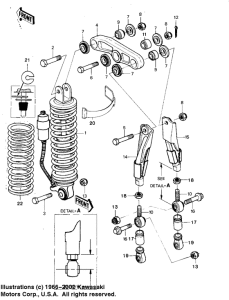  Rear suspension / shock absorber