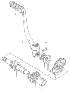 DS80 Ножной стартер